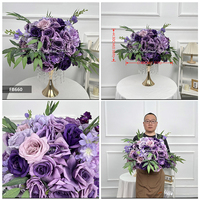DKB Bestseller Moderne Dekorative Maßgefertigte Hochzeits- und Event-Tischdekoration Künstliche Seidenblumenkugel für Heim und Party