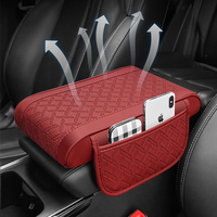 Coussin d'accoudoir de voiture en éponge avec poches latérales de rangement, support de coude pour console centrale, écologique, pour BMW Toyota Honda