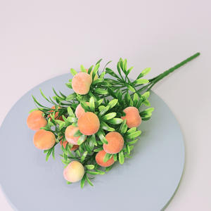 ช่อดอกไม้ผลไม้และผักจำลอง 7 ช่อ 14 ผล - แตงโม สตรอว์เบอร์รี เลมอน มะเขือเทศ แครอท อะโวคาโด ที่เหมือนจริง - Product Image 4