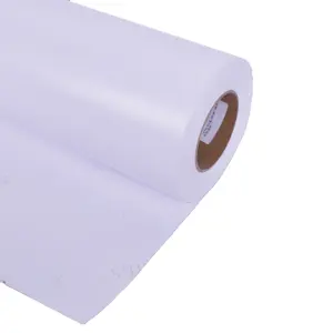 Autocollant en PVC auto-adhésif brillant en vinyle blanc imperméable amovible de haute qualité