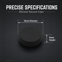 Capuchon anti-poussière en silicone pour interface de borne, résistant aux hautes températures, avec couvercle d'extrémité personnalisé