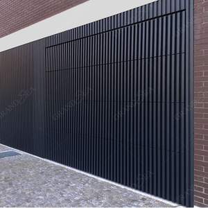 Villa Luxe Noir Électrique Auto Smart Aluminium Grille Automatique Moderne Isolé <span class=keywords><strong>Porte</strong></span> <span class=keywords><strong>de</strong></span> <span class=keywords><strong>Garage</strong></span> pour Maison - Product Image 4