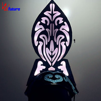 Robe de princesse gonflable lumineuse à LED unisexe Vêtements de performance contrôlables sans fil pour la danse et la scène