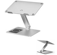 Dudukan Komputer Laptop Yang Dapat Disesuaikan Riser Portabel Braket Pendingin Laptop Dudukan Lipat Aluminium Cnc Mesin Penggilingan Pabrik