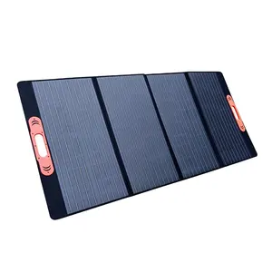 200W-4 Folding solar charging panels Support various mobile power/battery charging