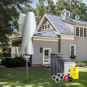 กังหันลมติดหลังคา 48V 220v 380v กำลังผลิต 15kw 10kw 5KW กังหันลมแบบตั้งสำหรับใช้ในบ้าน - Product Image 1