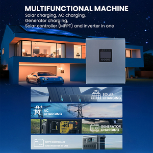 Convertisseur d'énergie solaire 3,6 kW 6,2 kW 10 kW 12 kW 48 V à onde sinusoïdale pure, haute efficacité de conversion pour système domestique hors réseau et hybride - Product Image 5