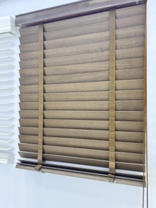 Điện/bằng tay bằng gỗ và màu trắng paulownia Basswood Chất liệu rèm <span class=keywords><strong>Venetian</strong></span> cho nhà - Product Image 2