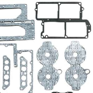 Kit complet de joints d'étanchéité pour moteur hors-bord 439085, joint de culasse plat pour moteur hors-bord EVINRUDE <span class=keywords><strong>JOHNSON</strong></span> 90 115 HP V4 Crossflow - Product Image 3