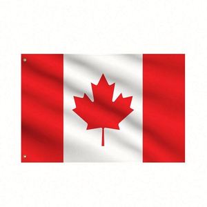 Wholesale Customized Custom Size Durable Polyester Outdoor Canada National <b>Flag</b> Banner with Custom Logo - Product Image 1