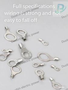 Rnb 24-8awg đóng hộp dây đồng Lugs không cách nhiệt vòng đồng thau uốn thiết bị đầu cuối 400V đánh giá kết nối điện - Product Image 6