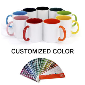 カスタムセラミックマグ11オンスブランクタンブラーカップラージハンドル付きパーソナライズマグ昇華セラミックグリッタープリントマグ - Product Image 6