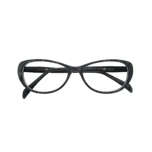 Brillenrahmen 2024 Schlussverkauf kleine Rahmen runde Katzenauge Acetat Damenbrille