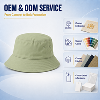 Sombrero de Pescador Ecológico Reciclado al por Mayor con Logotipo Personalizado, Secado Rápido, Protección Solar UPF 50, Gorra Sostenible para Exteriores, Fabricación OEM