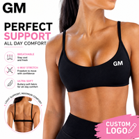Nouveau Soutien-Gorge de Sport Sans Coutures GM pour Femme, Séchage Rapide, Dos Nu, Bretelles Fines, Idéal pour l'Entraînement, la Course, la Gym, le Fitness et le Yoga
