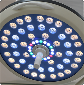 Lampe chirurgicale sans ombre LED multicolore Plus E700/700 LED <span class=keywords><strong>mont</strong></span>ée au plafond à double dôme pour hôpital de salle d'opération - Product Image 6