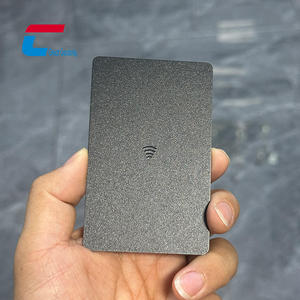 Carte <span class=keywords><strong>de</strong></span> visite programmable avec impression <span class=keywords><strong>de</strong></span> logo UV, PVC noir mat, carte NFC personnalisée - Product Image 3