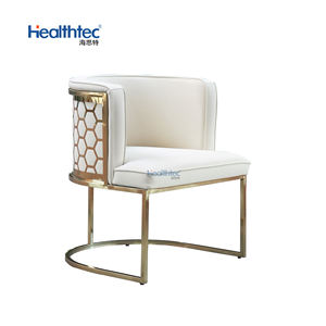 नाखून सैलून फर्नीचर सफेद लक्जरी पेडीक्योर ग्राहक कुर्सी के साथ धातु पैरों के साथ - Product Image 3