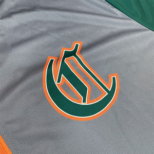 Polyester personnalisé Sport Gym Sublimation T-shirt à manches courtes quart de fermeture éclair - Product Image 6