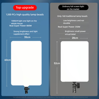 Nouvelle lampe de photographie pour tablette 24 pouces avec détection de visage, télécommande, grande ouverture et gradation pour influenceurs en ligne et diffusions en direct