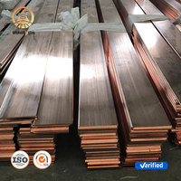 Barre de cuivre C10100 T1 T2 Cu-OF Cu-ETP Barre plate en acier Barre de cuivre plate 3mm 6mm 8mm Barre de cuivre solide Barre plate en cuivre