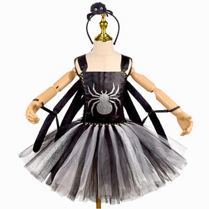Disfraces <span class=keywords><strong>de</strong></span> Halloween <span class=keywords><strong>de</strong></span> bruja <span class=keywords><strong>araña</strong></span> negra para niñas y niños, vestidos <span class=keywords><strong>de</strong></span> Cosplay <span class=keywords><strong>de</strong></span> telaraña brillante, trajes <span class=keywords><strong>de</strong></span> tutú para fiesta <span class=keywords><strong>de</strong></span> carnaval, vacaciones - Product Image 1