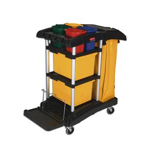 Carrello Multiuso 28 L con Vano Portaoggetti per Prodotti per la Pulizia in Microfibra per Uso Commerciale - Product Image 1