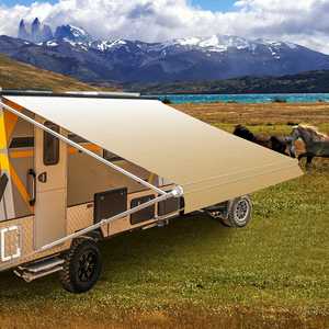 Auvent rétractable personnalisé pour camping-car, <span class=keywords><strong>caravane</strong></span> manuelle, camping-car, camping-car, 100% - Product Image 2