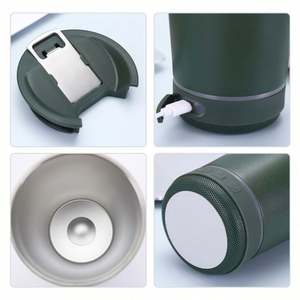 Taza de Café Térmica de Acero Inoxidable de 16 oz Personalizada con Tapa para Altavoz Bluetooth, Regalos Empresariales Creativos - Product Image 3