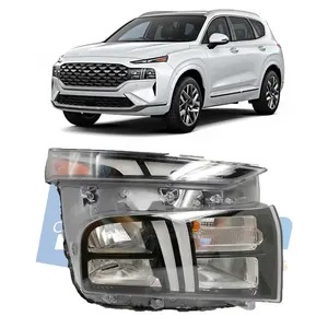 THE LOWEST PRICE KOREAN CAR ORIGINAL USA TYPE RH AUTO LAMP HEAD LAMPS FOR HYUNDAI SANTA FE 2021