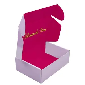 사용자 정의 cajas 드 판지 스토리지 의류 접는 우편물 배달 배송 골판지 포장 상자 로고 제조 업체