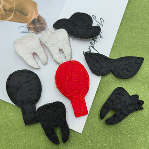 Patch brodé rétro pour femme, accessoires de tennis de table, avec logo dentaire, petits motifs perlés, cadeaux tendance 2026 - Product Image 4