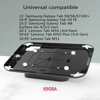 Samsung Lenovo Tabletler için 10 ila 11 İnç Ayarlanabilir Duvara Monte Kilitli Hırsızlık Önleyici POS Tablet Tutucu