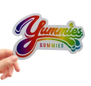 Pegatinas Promocionales, Muestra Gratuita, Impresión Personalizada, Logotipo Privado, Vinilo Mate y Brillante, Resistente al Agua, Pegatina Troquelada - Product Image 1