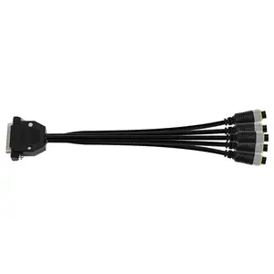 DP 44-pin spina a 4x4 Pin aviazione femmina + 6 pin aviazione femmina, per il sistema di telecamere del veicolo, Multi-Camera, MDVR/DVR