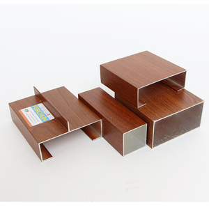 Profil en Aluminio de meubles de Grain de Bois/profiles D extrusión en Aluminio - Product Image 4