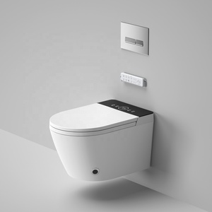 Toilette à induction murale intelligente avec <span class=keywords><strong>cuvette</strong></span> intégrée suspendue dissimulée et forme allongée dotée <span class=keywords><strong>d</strong></span>'un réservoir <span class=keywords><strong>d</strong></span>'<span class=keywords><strong>eau</strong></span> intelligent - Product Image 2