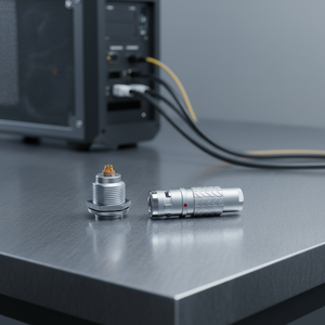 Konektor Bundar Tahan Air K-Series 3B Fgg Egg Push Pull Multipol 16-Pin 2-32 Inti ECG <span class=keywords><strong>EEG</strong></span> PHG - Product Image 3