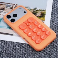 Coque en silicone pour iPhone 17 Pro Max, accessoires téléphoniques, vente en gros, coque de protection pour iPhone 15, étui de téléphone à ventouse