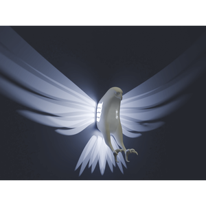Hawk Light 3D Lampada Aquila con Ali LED - Product Image 1