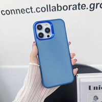 Étui de téléphone IMD argent coloré pour samsung galaxy a15 étui de tir Aurora Radium de couleur unie avec cadre de lentille de lettre couverture 3in1