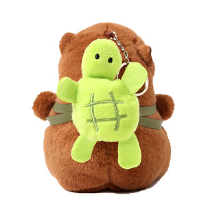 <span class=keywords><strong>Porte</strong></span>-clés en peluche résistant à l'eau au design unique, <span class=keywords><strong>porte</strong></span>-clés en alliage durable avec adorable pendentif cochon d'Inde - Product Image 4