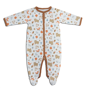 Nouveau produit 2023, ensemble cadeau pour bébé, combinaison rampante à manches courtes, bavoirs et chapeau, pantalon long, ensemble <span class=keywords><strong>5</strong></span> pièces - Product Image 2