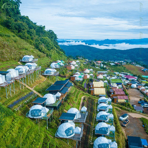 Tienda de Campaña Geodésica Profesional de Lujo <span class=keywords><strong>Boin</strong></span> con Tela de PVC, Instalación para las Cuatro Estaciones, para Camping y Glamping, Incluye Baño - Product Image 5