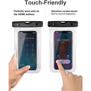 Bán Buôn Chất Lượng Cao Đa Chức Năng Trong Suốt Điện Thoại Chống Thấm Nước Pouch Phổ Cảm Ứng Nhạy Cảm Với Trường Hợp Không Thấm Nước Khô Túi - Product Image 5