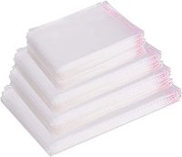 Sacs en plastique d'emballage auto-adhésifs transparents de haute qualité de taille personnalisée avec logo imprimé OPP pour photos
