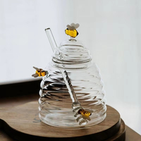 Gobelet de grande capacité en verre transparent créatif de 500ml avec couvercle et bâton d'agitation Style américain pour la rentrée des classes