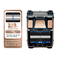 Soudeuse par fusion AI-12 à six moteurs, grossissement 320X, type de fibre automatique, 12 langues, batterie amovible 7800mAh, Type-C, pince 3-en-1