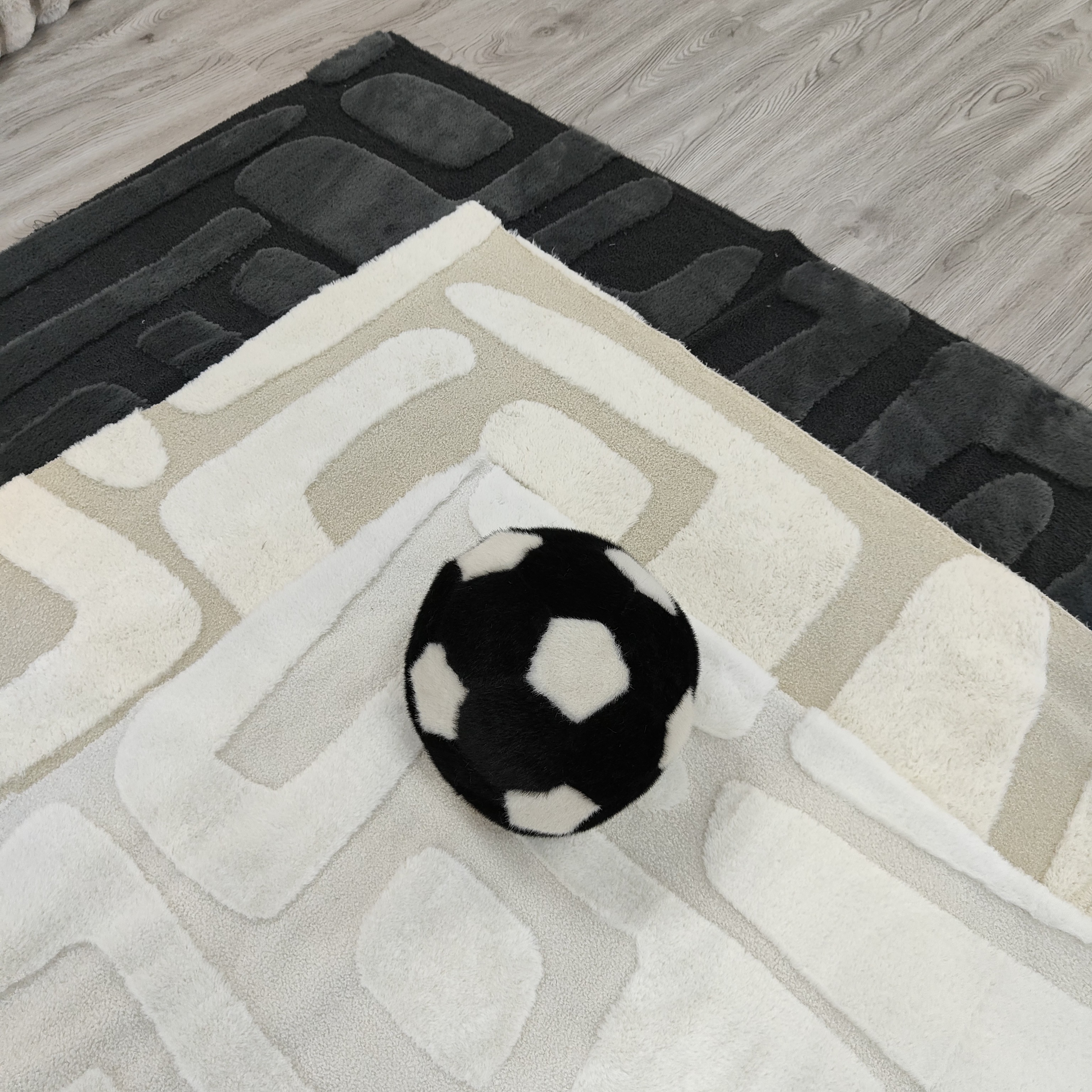 Hometextile 100% полиэфирная жаккардовая ткань Teddyyy флис и искусственный мех кролика ковры подушки разноцветные ткани против плесени