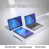 2025 New 14 Inch Touch Screen 2-in-1 Yoga Notebook PC N95 Intel 16GB RAM 32GB DDR4 256/512 GB 1TB 2TB SSD Win 11 Computer Laptop